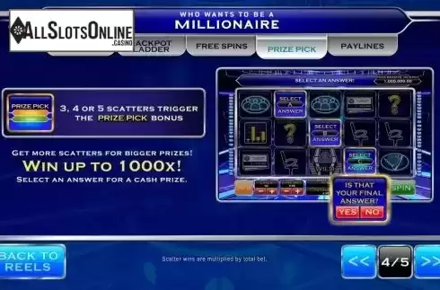 Screen5. Who Wants to Be a Millionaire (Ash Gaming) from Ash Gaming