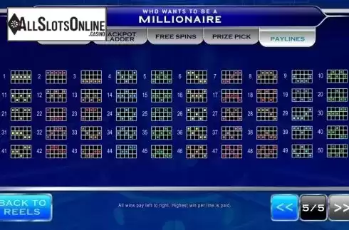 Screen6. Who Wants to Be a Millionaire (Ash Gaming) from Ash Gaming