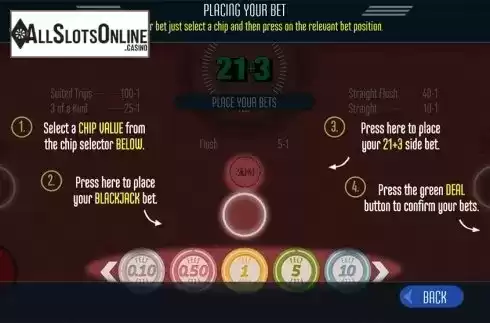 Paytable 2. 21+3 Blackjack (Felt Gaming) from Felt