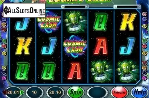 Screen 1. Money Mad Martians Cosmic Cash from Barcrest