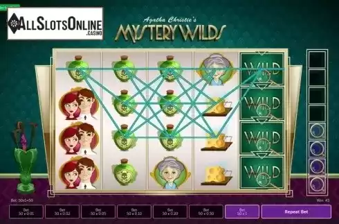 Win Screen . Agatha Christie's Mystery Wilds from Gamesys