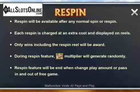 Respin screen