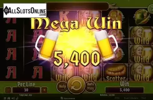 Mega win screen