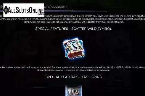 Scatter-Wild symbol screen