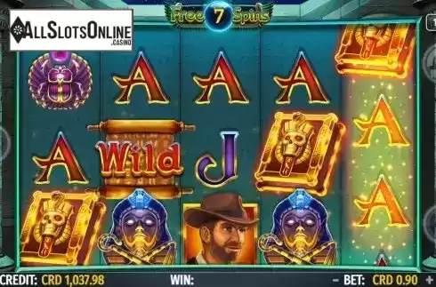 Free Spins Win Screen