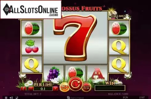 Reel Screen. Colossus Fruits Easter Edition from Spinomenal