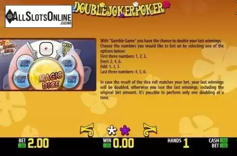 Gamble. Double Joker Poker (World Match) from World Match