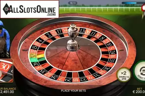 Screen3. Frankie Dettori's Jackpot Roulette from Playtech