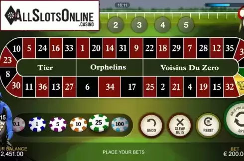 Screen5. Frankie Dettori's Jackpot Roulette from Playtech