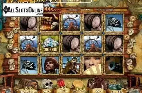 Screen2. Ghost Pirates The 100,000 Quest from SkillOnNet