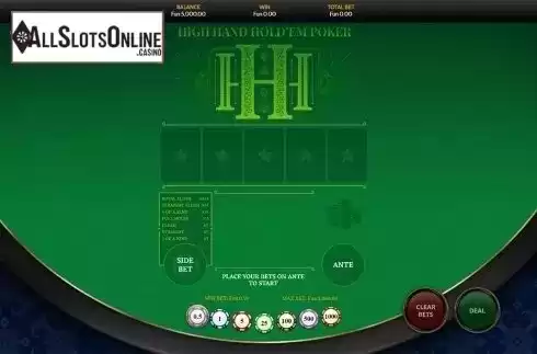 Reels screen . High Hand Holdem Poker(OneTouch) from OneTouch