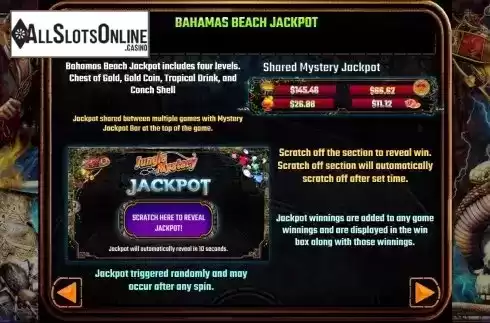 Jackpot Feature Screen