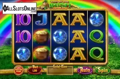 Screen 1. Luck O' The Irish Fortune Spins from Blueprint