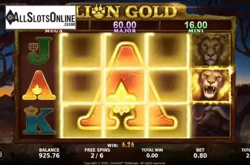 Free Spins 3. Lion Gold Super Stake Edition from StakeLogic