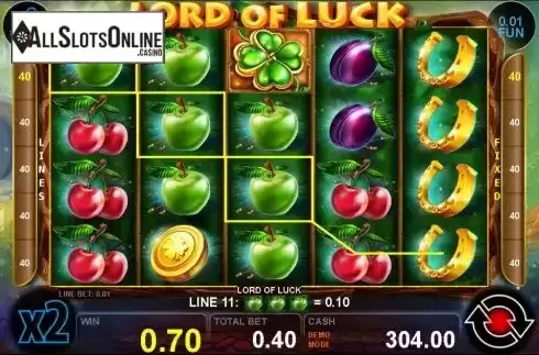 Win screen 2. Lord of Luck (Casino Technology) from Casino Technology