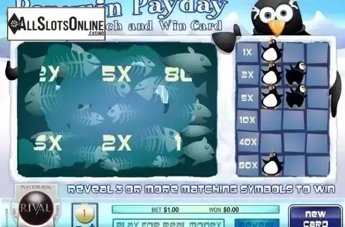 Screen3. Penguin Payday Scratch and Win from Rival Gaming