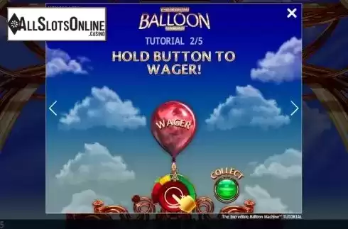 Start Screen 2. The Incredible Balloon Machine from Crazy Tooth Studio