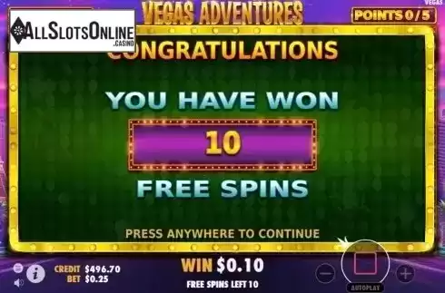 Free Spins 1. Vegas Adventures with Mr Green from Pragmatic Play