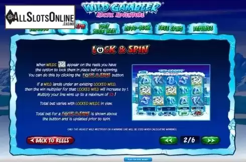 Screen3. Wild Gambler - Arctic Adventures from Ash Gaming
