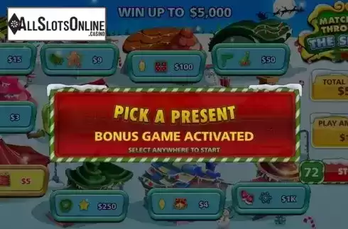 Bonus Game Screen
