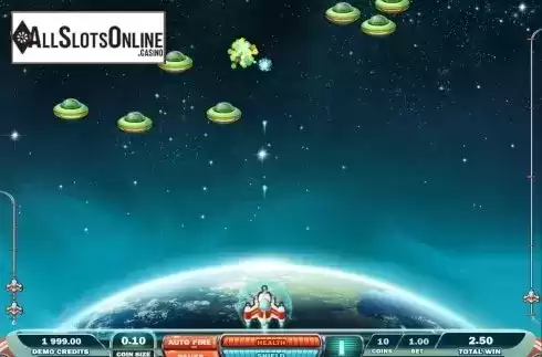 Screen7. Max Damage and the Alien Attack from Microgaming