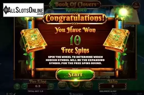 Free Spins Game screen 2