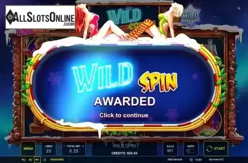 Wild Spin Win Screen