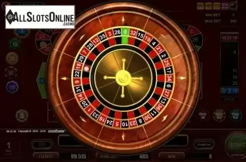 Game Screen. European Roulette (Belatra Games) from Belatra Games