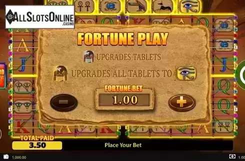 Fortune Play Screen