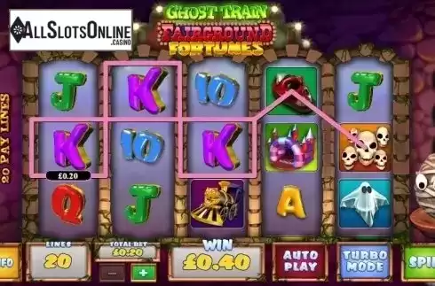 Screen 3. Fairground Fortunes Ghost Train from Psiclone Games