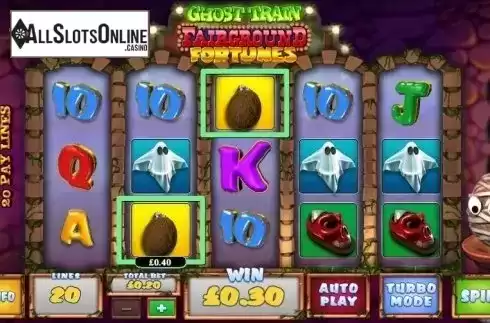 Screen 4. Fairground Fortunes Ghost Train from Psiclone Games
