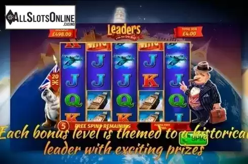 Screen 4. Leaders of the Free Spins World from Inspired Gaming
