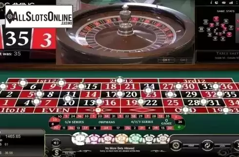 Game Screen. Roulette Live Casino (Vivogaming) from Vivo Gaming