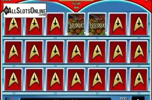 Bonus game screen 1. STAR TREK Trouble With Tribbles from WMS