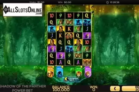 Reel Screen. Shadow of the Panther Power Bet from High 5 Games
