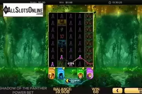 Win Screen 1. Shadow of the Panther Power Bet from High 5 Games