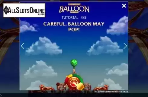 Start Screen 4. The Incredible Balloon Machine from Crazy Tooth Studio