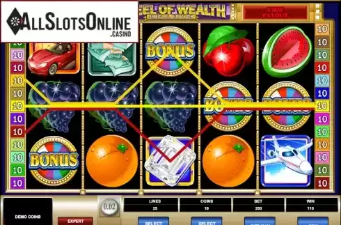 Screen 2. Wheel of Wealth Special Edition from Microgaming