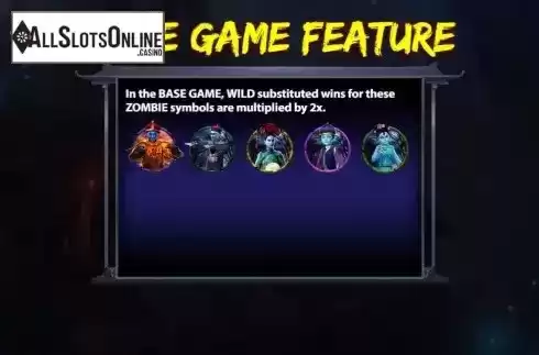Base Game Feature screen