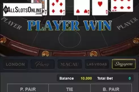 Player Win screen