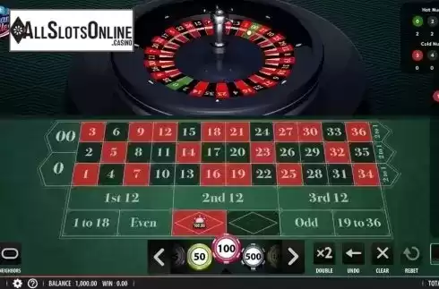 Game Screen . American Roulette (Shuffle Master) from Shuffle Master