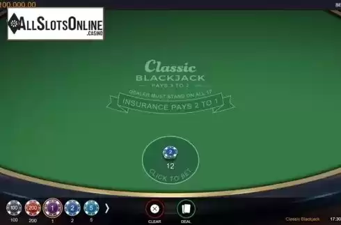 Game Screen 1. Classic Blackjack (Switch Studios) from Switch Studios