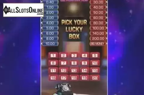 Pick Box. Deal or No Deal: The Perfect Play from Blueprint