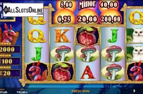 Free Spins Win Screen