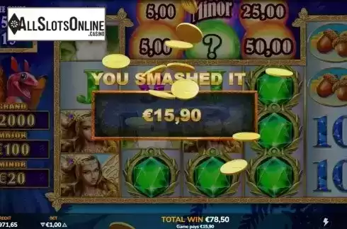 Big Win in Free Spins Screen 2