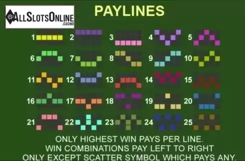 Paytable 3. Frankie Dettori's Magic Seven Jackpot from Playtech