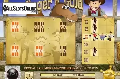 Screen3. Gunslingers Gold Scratch and Win from Rival Gaming