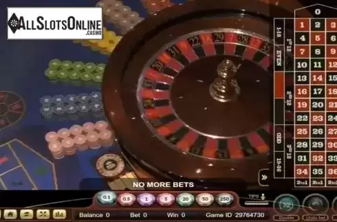 Game Screen. Live Royal Casino Roulette (Ezugi) from Ezugi