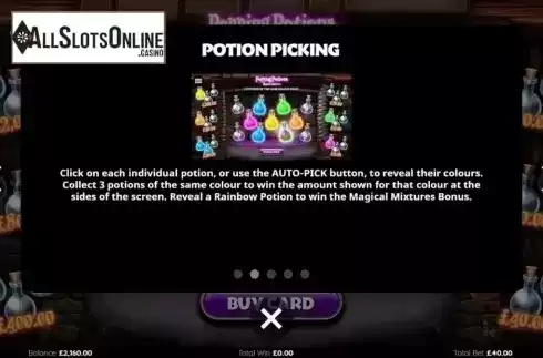 Game Rules 1. Popping Potions Magical Mixtures from Endemol Games