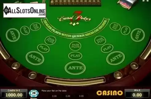 Game Screen 1. Three Card Poker (Tom Horn Gaming) from Tom Horn Gaming